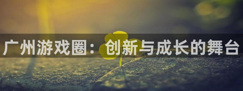 天美娱乐注册网站：广州游戏圈：创新与成长的舞台